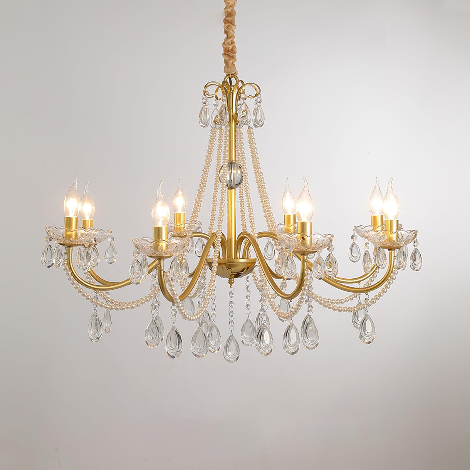 Elysion Gold Crystal Chandelier
