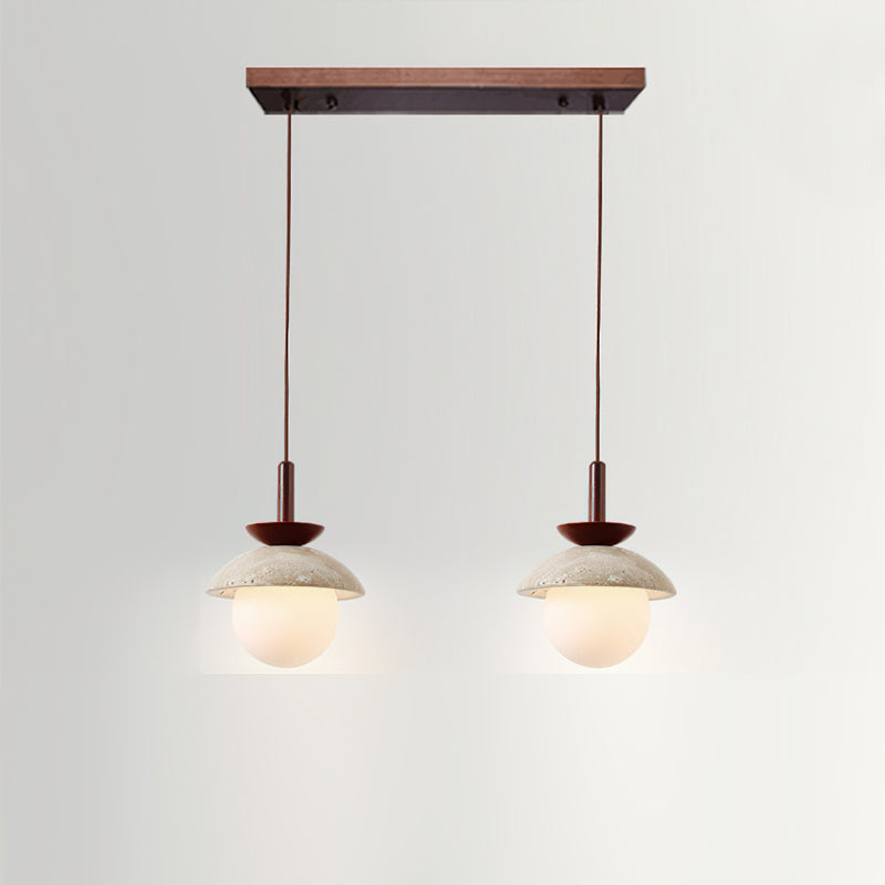 Size specifications for the 3-light Valerie Pendant Light.