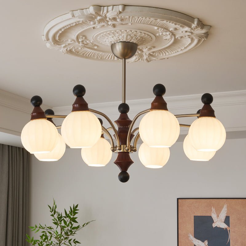 Zosilara Traditional Elegance Wood Chandelier-Neutral Decor