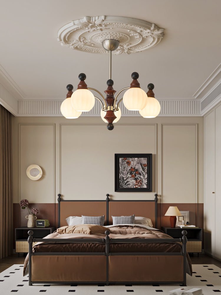 Zosilara Traditional Elegance Wood Chandelier-Neutral Decor