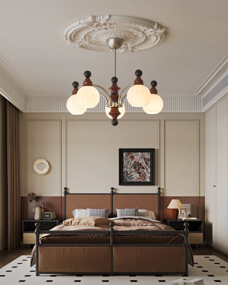Zosilara Traditional Elegance Wood Chandelier-Neutral Decor