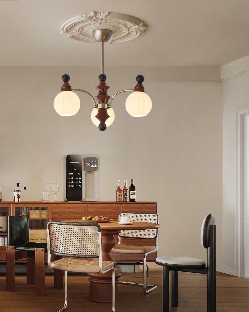 Zosilara Traditional Elegance Wood Chandelier-Neutral Decor