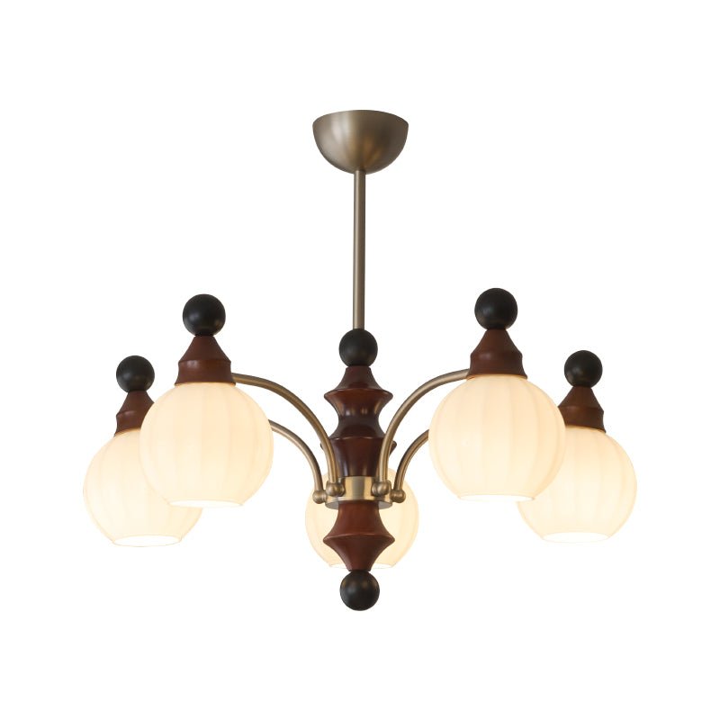 Zosilara Traditional Elegance Wood Chandelier-Neutral Decor