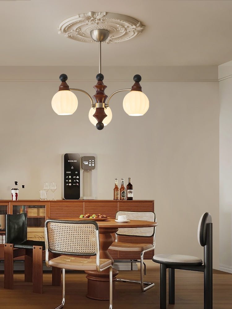 Zosilara Traditional Elegance Wood Chandelier-Neutral Decor