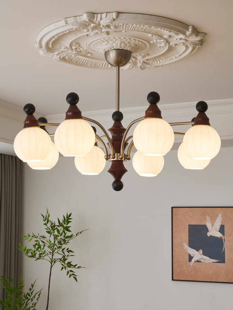 Zosilara Traditional Elegance Wood Chandelier-Neutral Decor