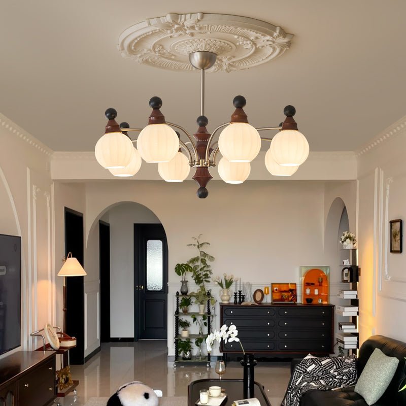 Zosilara Traditional Elegance Wood Chandelier-Neutral Decor
