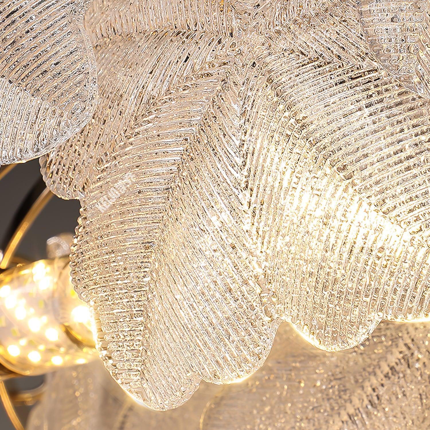 Vitheir Floral Glass Chandelier-Neutral Decor