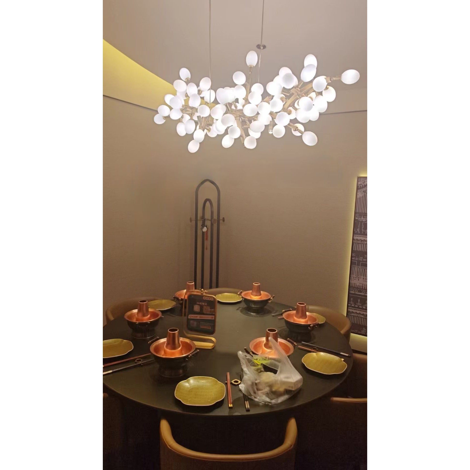 Elara Glass Chandelier