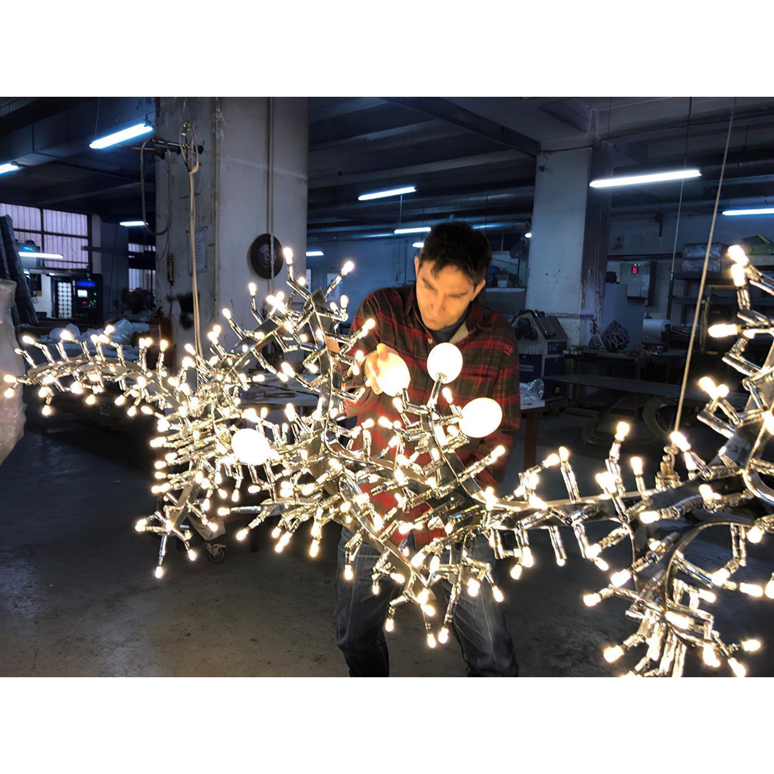 Elara Glass Chandelier