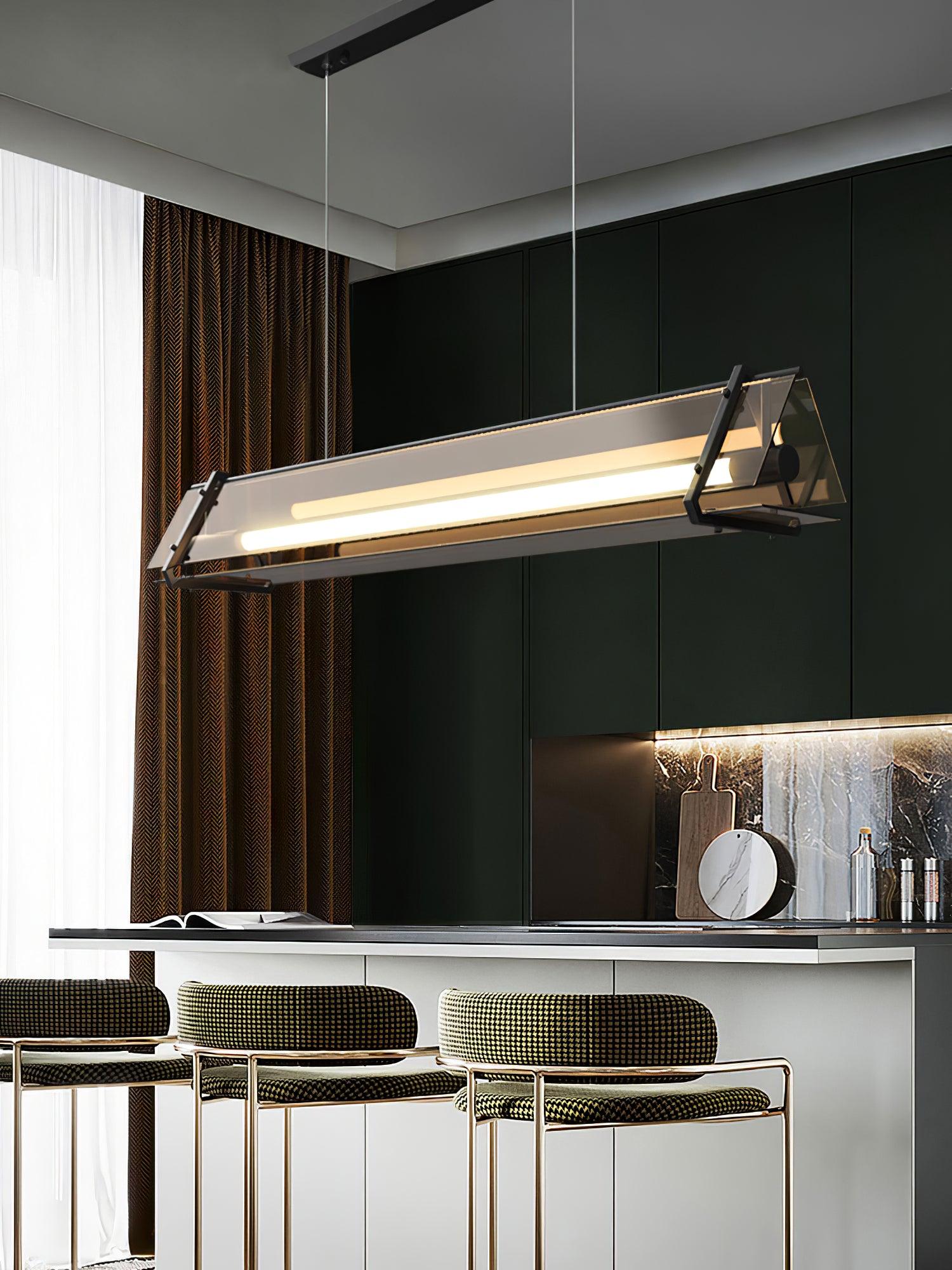 Carven Glass Minimalistic Pendant Light-Neutral Decor