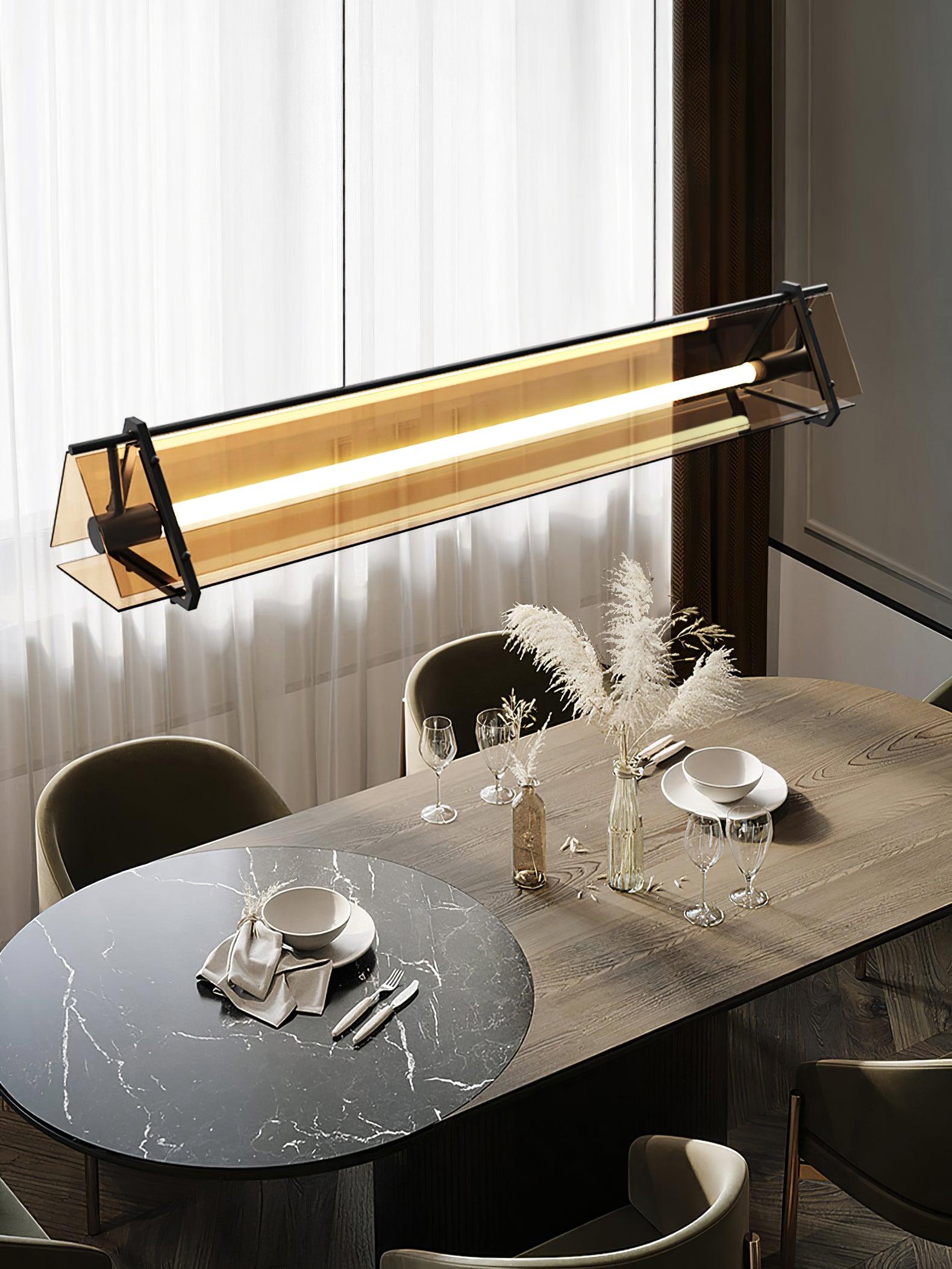 Carven Glass Minimalistic Pendant Light-Neutral Decor