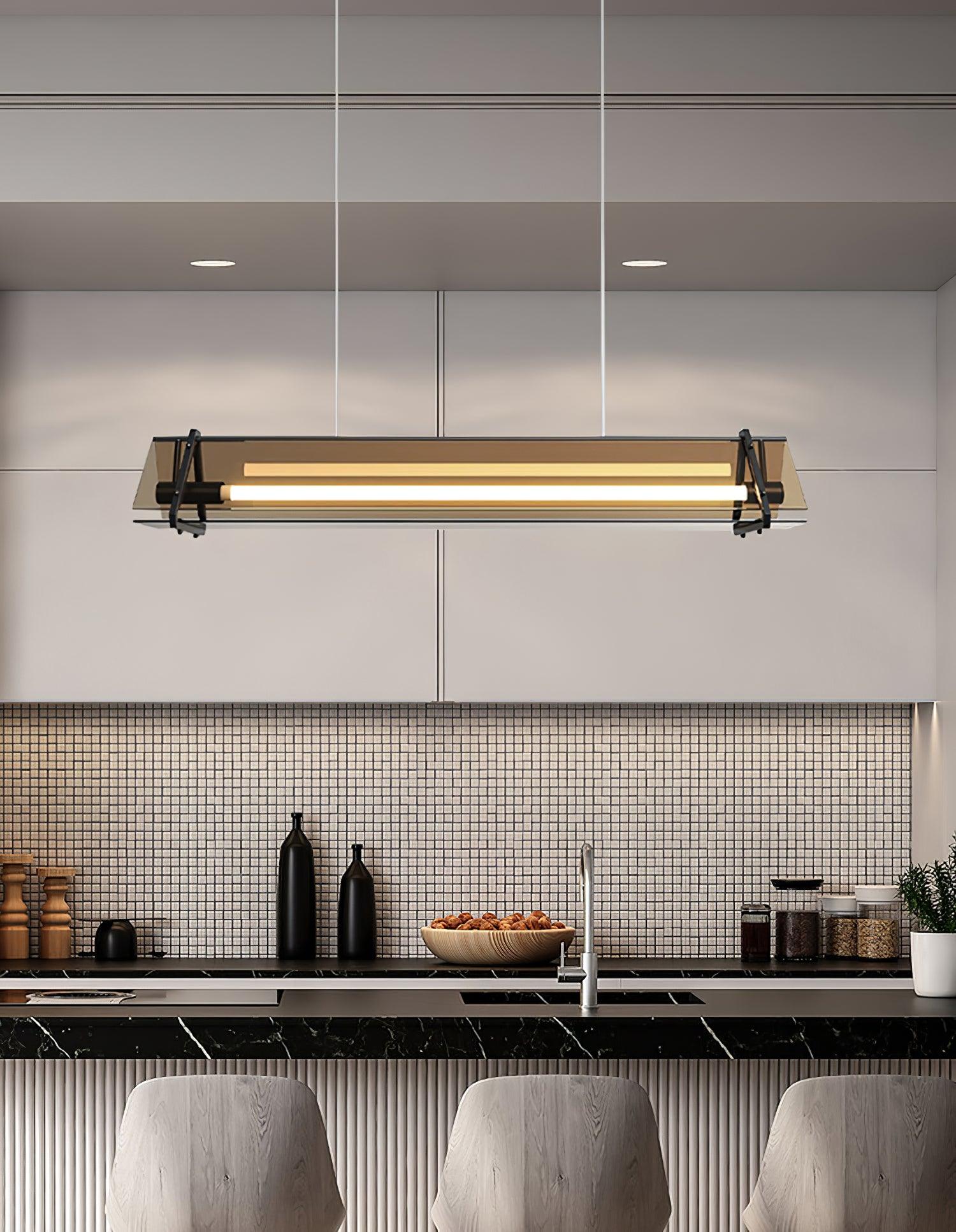 Carven Glass Minimalistic Pendant Light-Neutral Decor