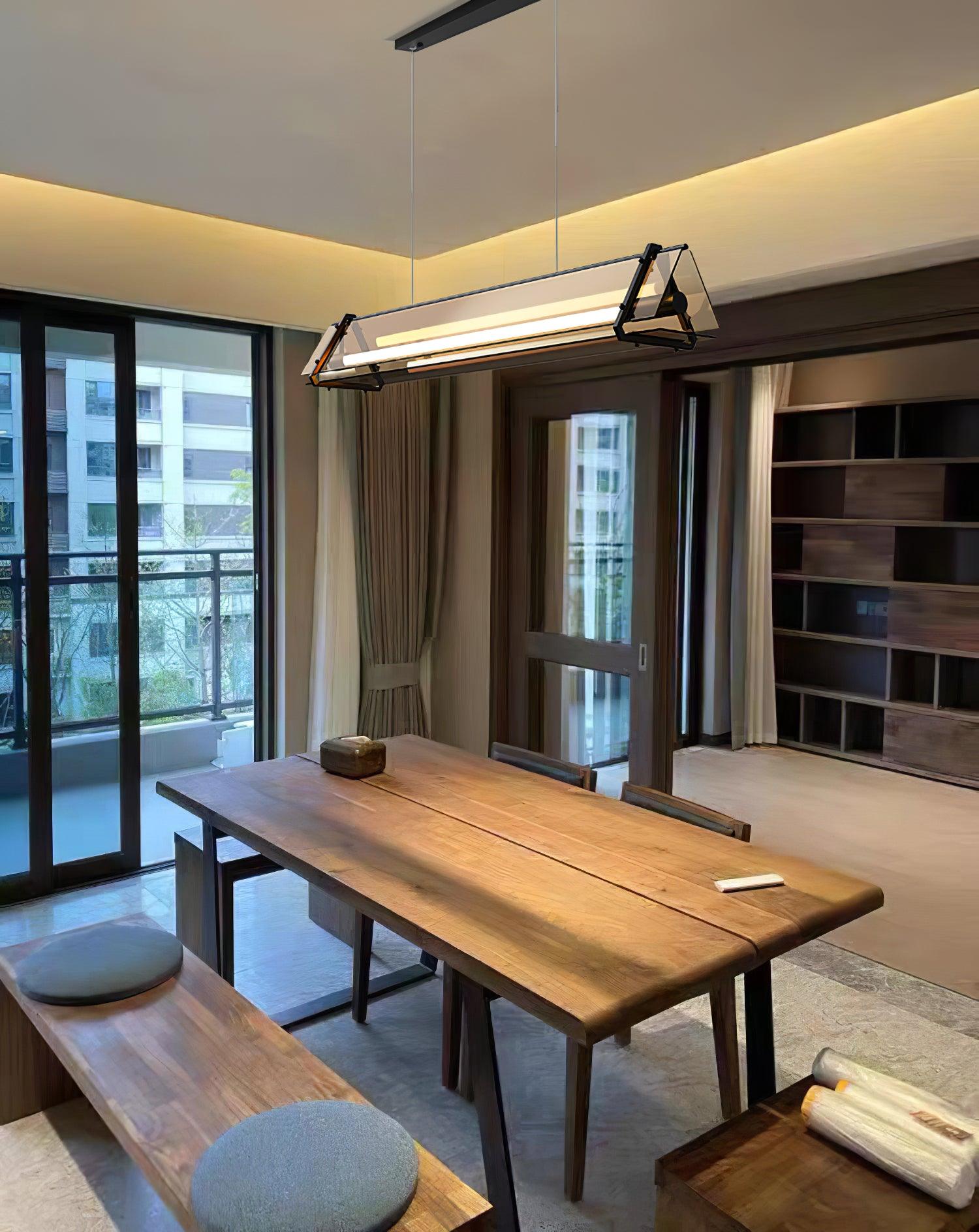 Carven Glass Minimalistic Pendant Light-Neutral Decor