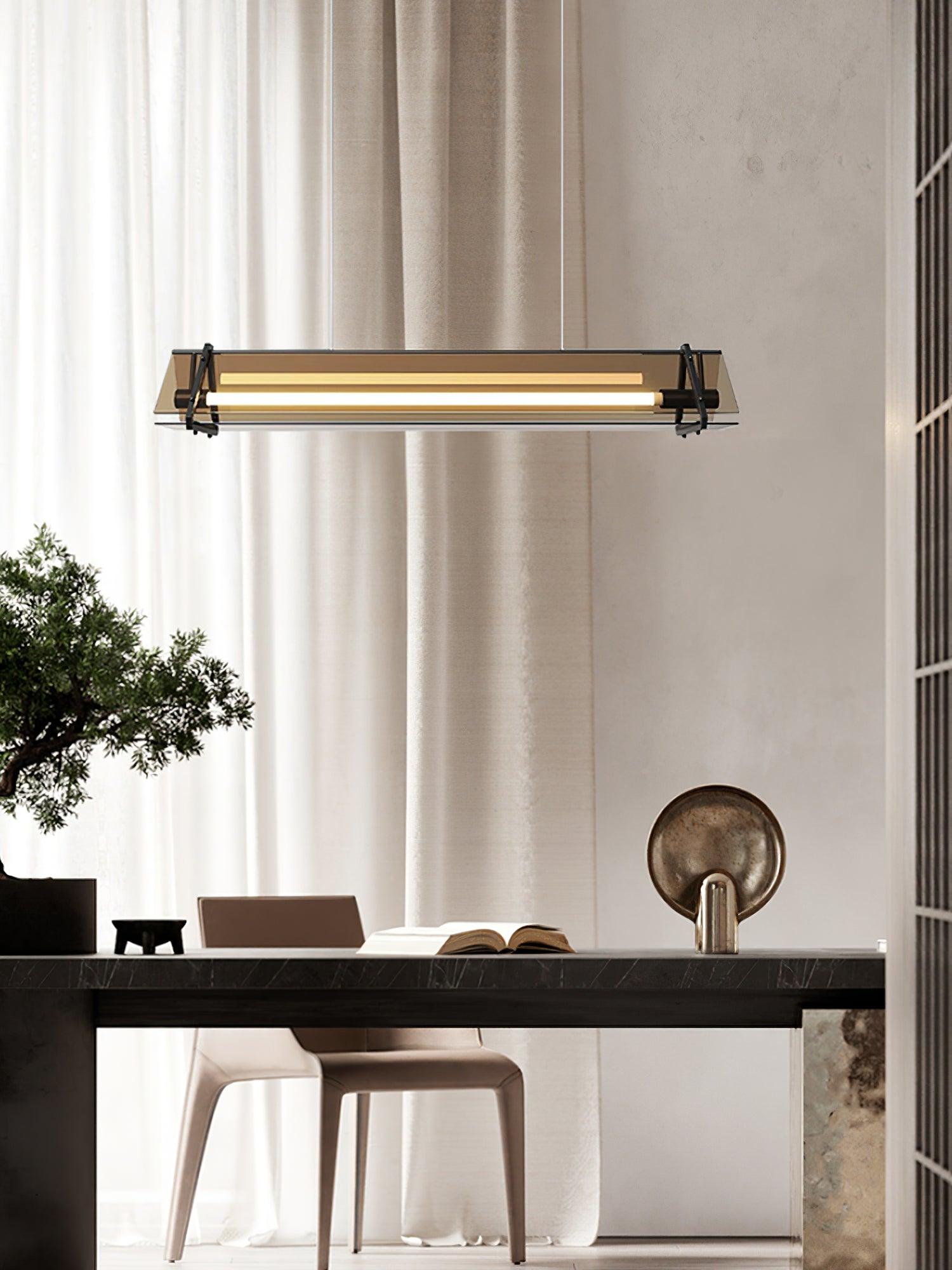 Carven Glass Minimalistic Pendant Light-Neutral Decor
