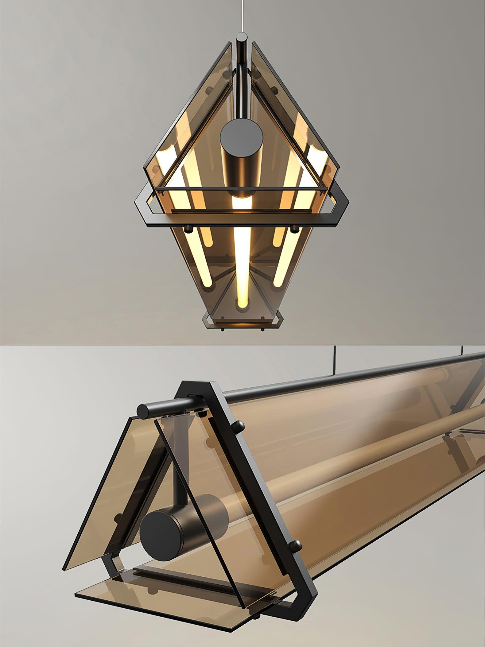Carven Glass Minimalistic Pendant Light-Neutral Decor