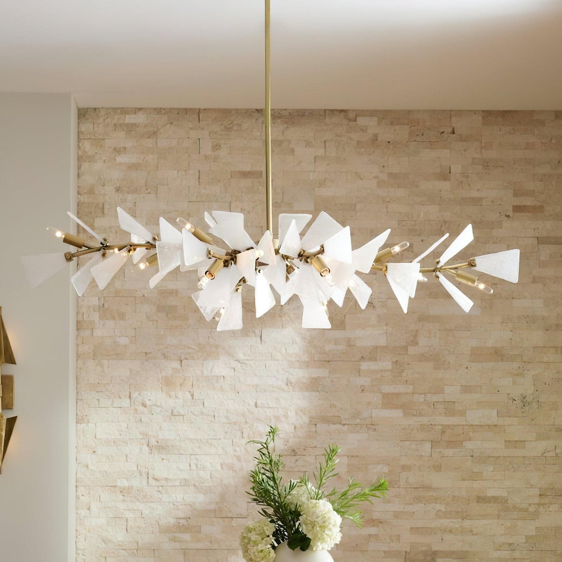 Samuel Luxury Glass Chandelier-Neutral Decor