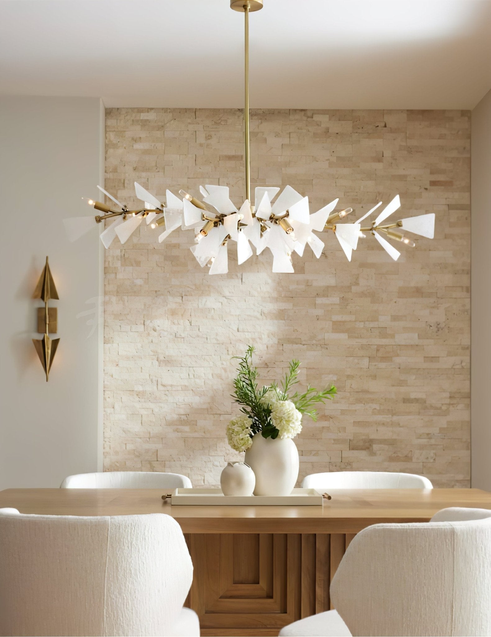 Samuel Luxury Glass Chandelier-Neutral Decor