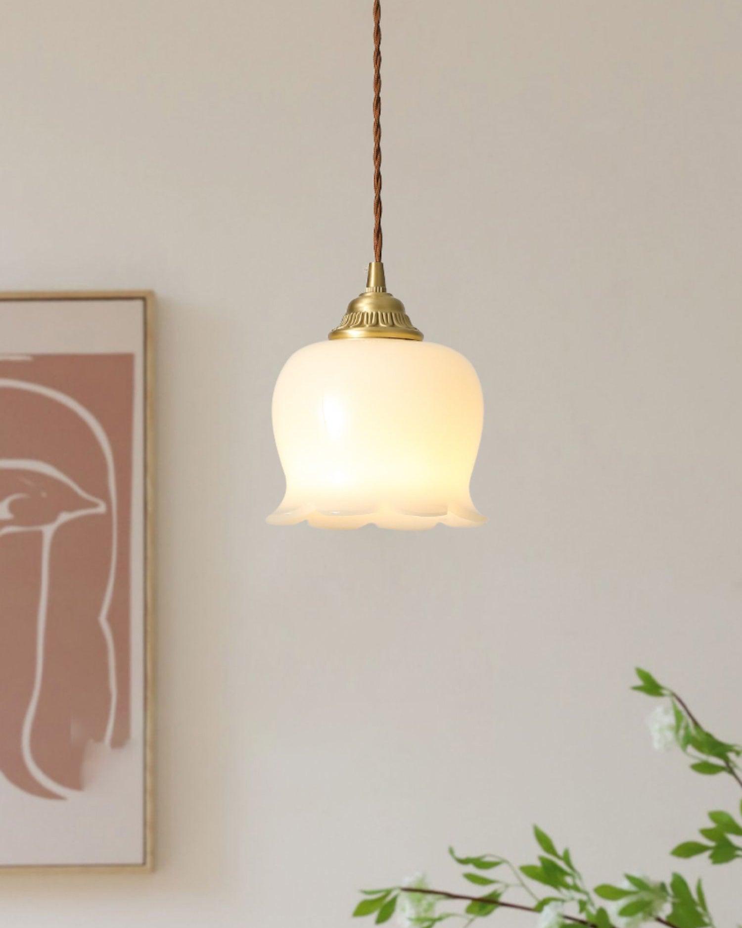 Lustra Pendant Lamp Valley Flower-Neutral Decor