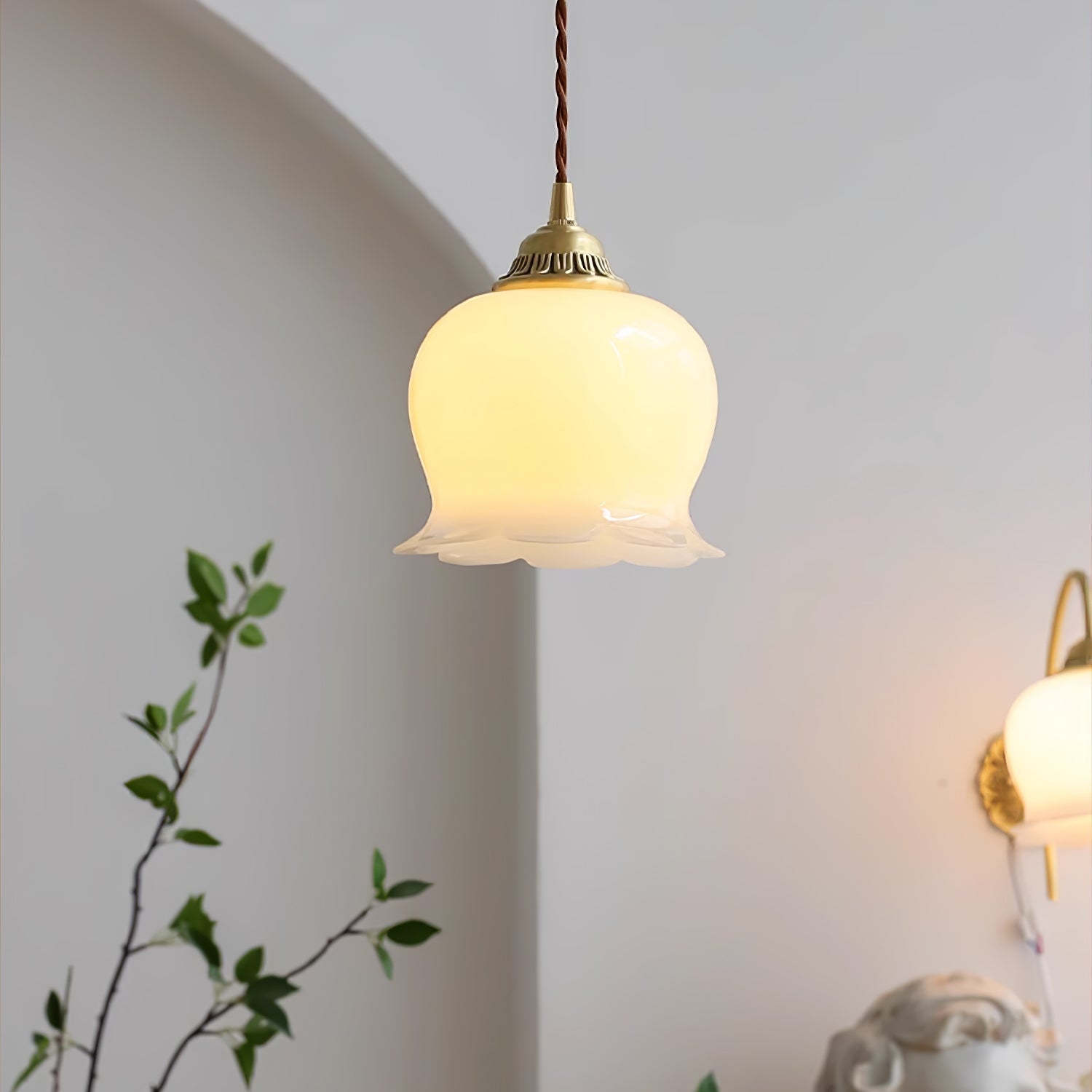 Lustra Pendant Lamp Valley Flower-Neutral Decor