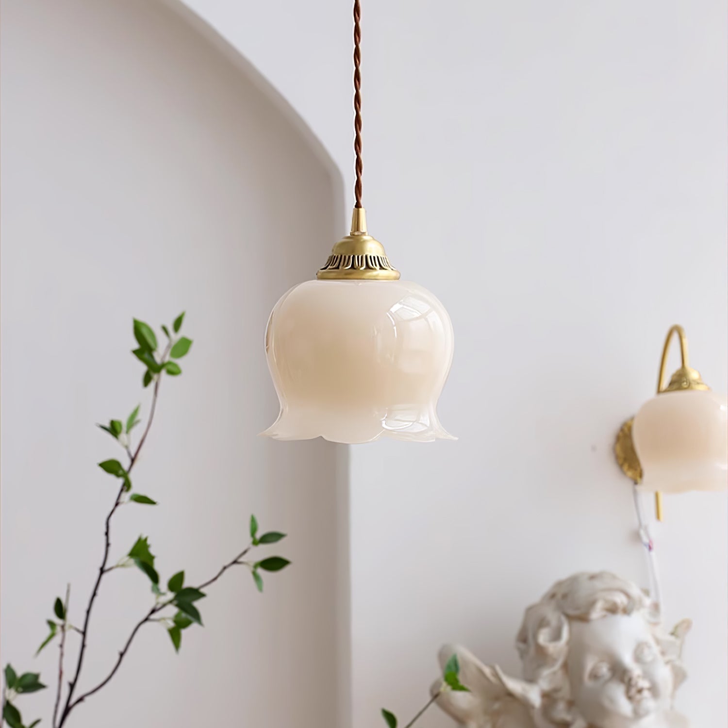 Lustra Pendant Lamp Valley Flower-Neutral Decor
