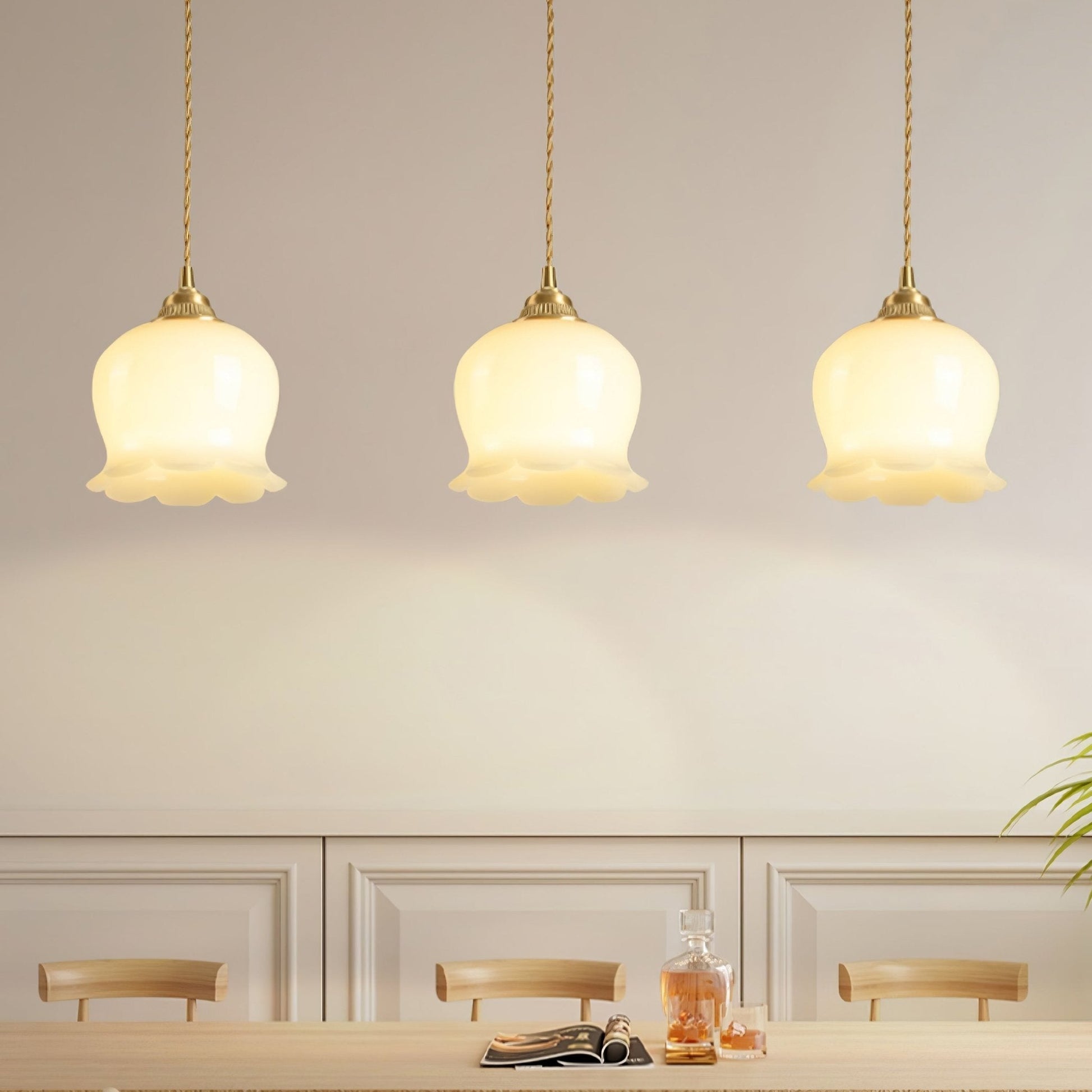 Lustra Pendant Lamp Valley Flower-Neutral Decor