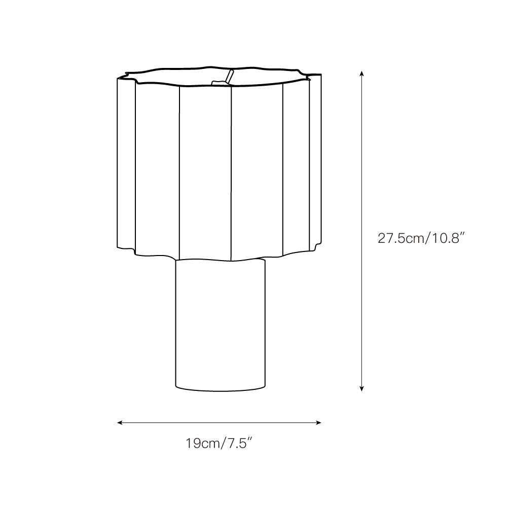 Camille Table Lamp (Built-in Battery)