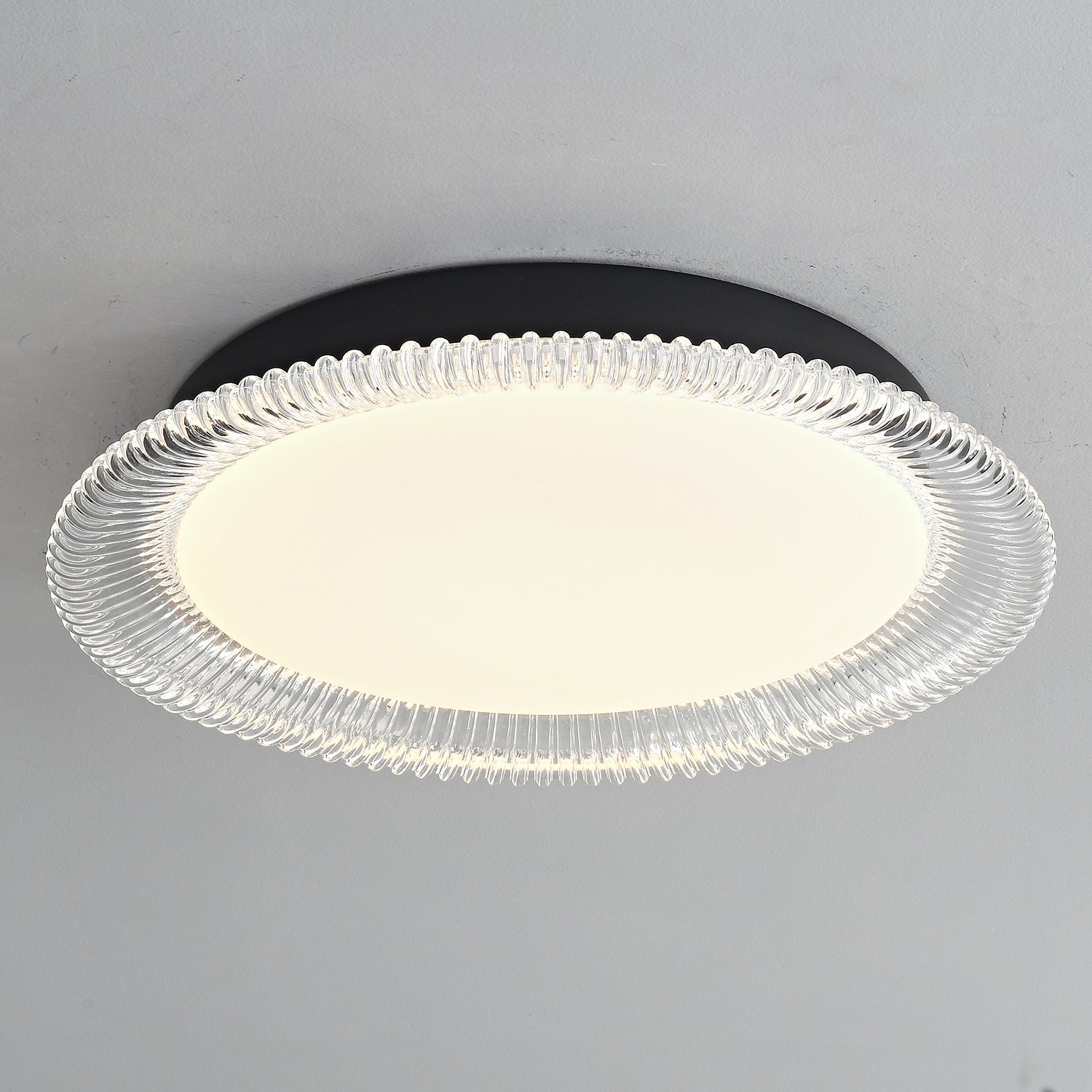 Lustra Ceiling Light Vanguard Acrylic Ring-Neutral Decor