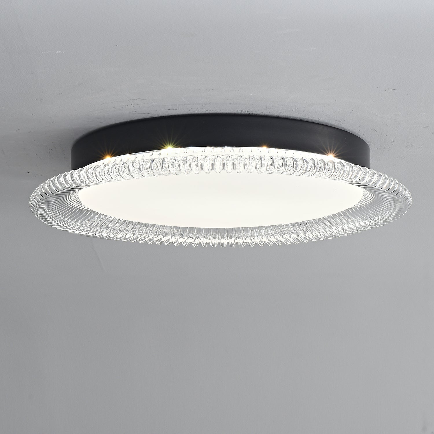Lustra Ceiling Light Vanguard Acrylic Ring-Neutral Decor