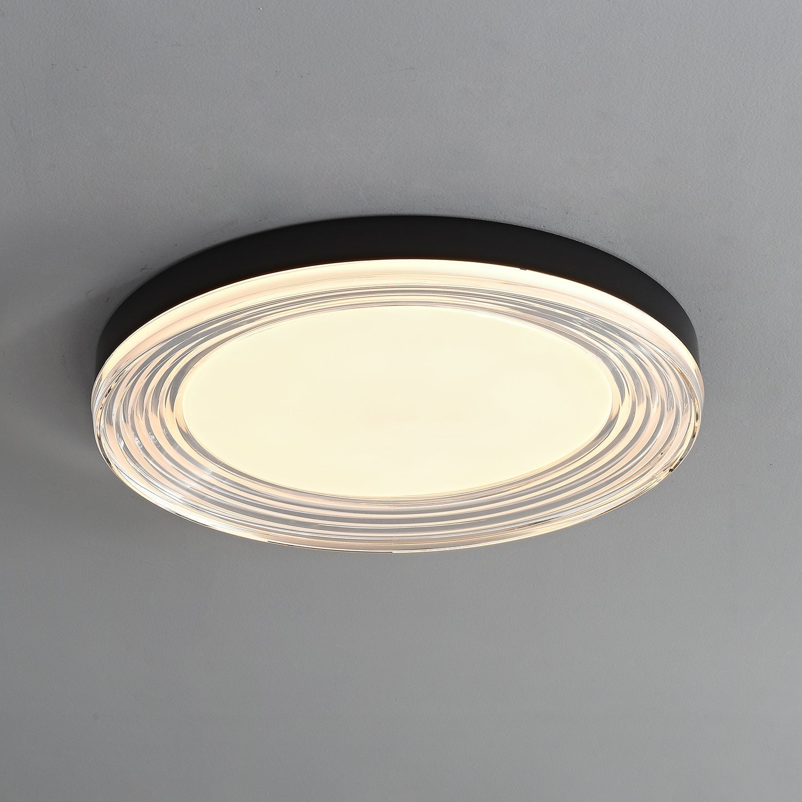 Lustra Ceiling Light Vanguard Acrylic Ring-Neutral Decor