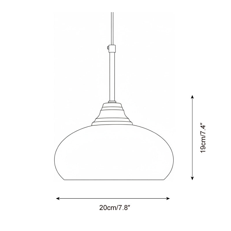 Amber-Bloom Pendant Lamp