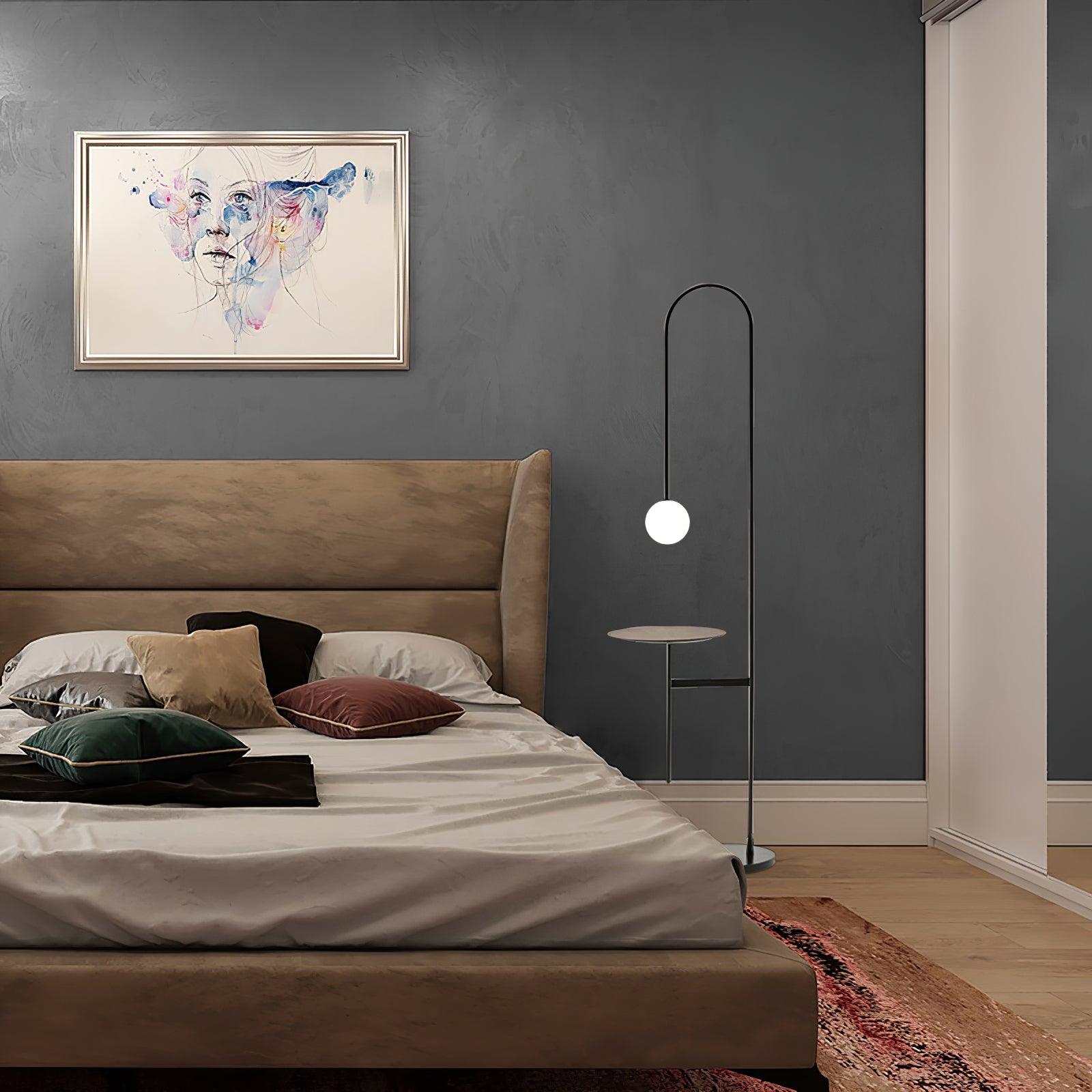 Celonce Glass Minimalist Floor Lamp-Neutral Decor