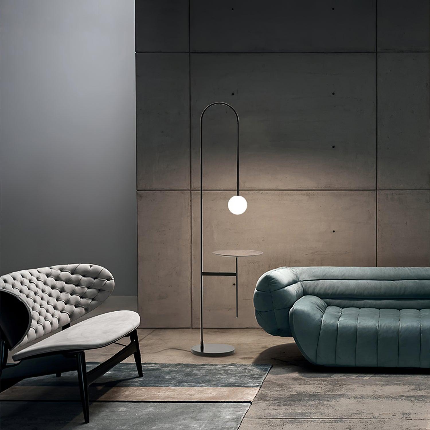 Celonce Glass Minimalist Floor Lamp-Neutral Decor