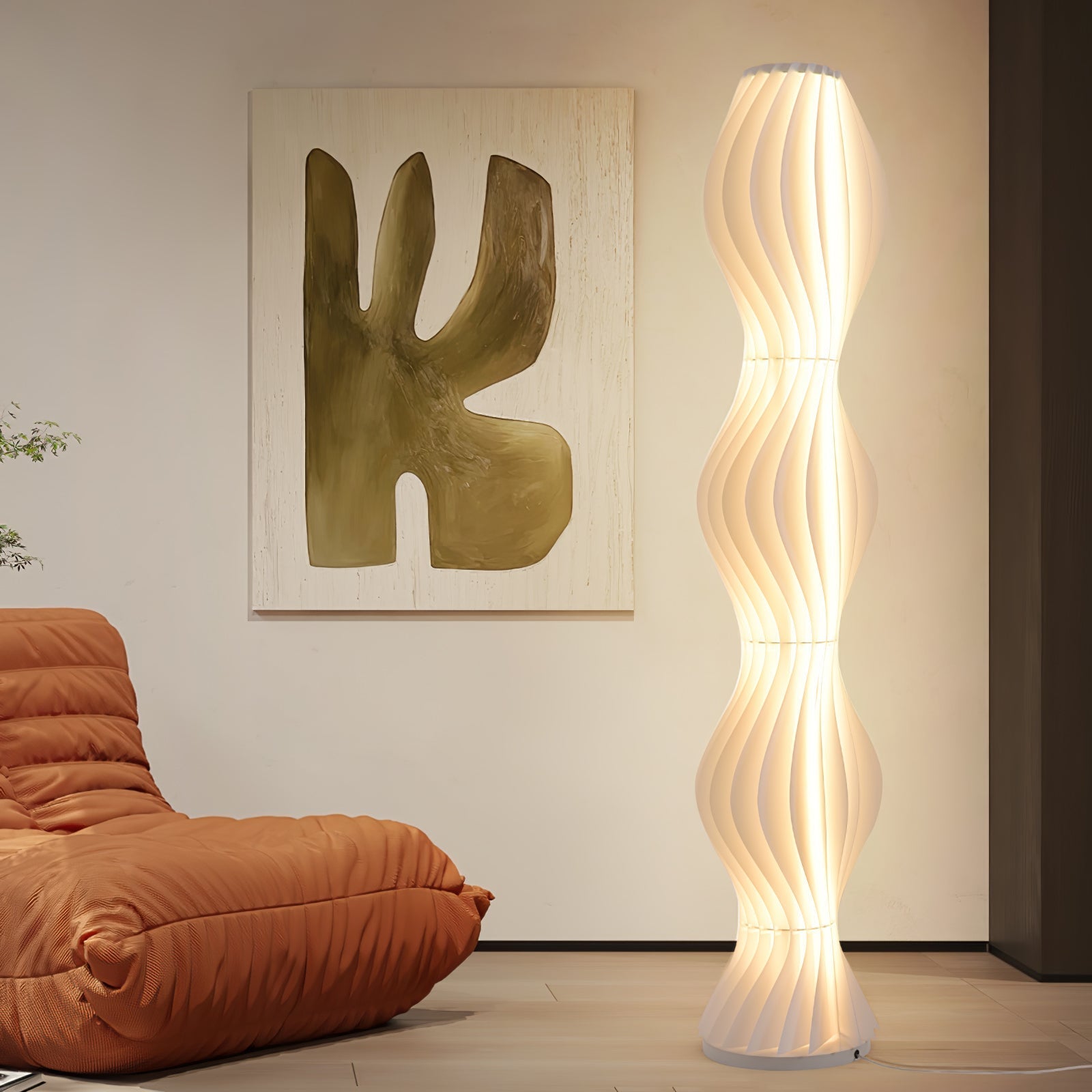 Dotha Contemporary Floor Lamp-Neutral Decor