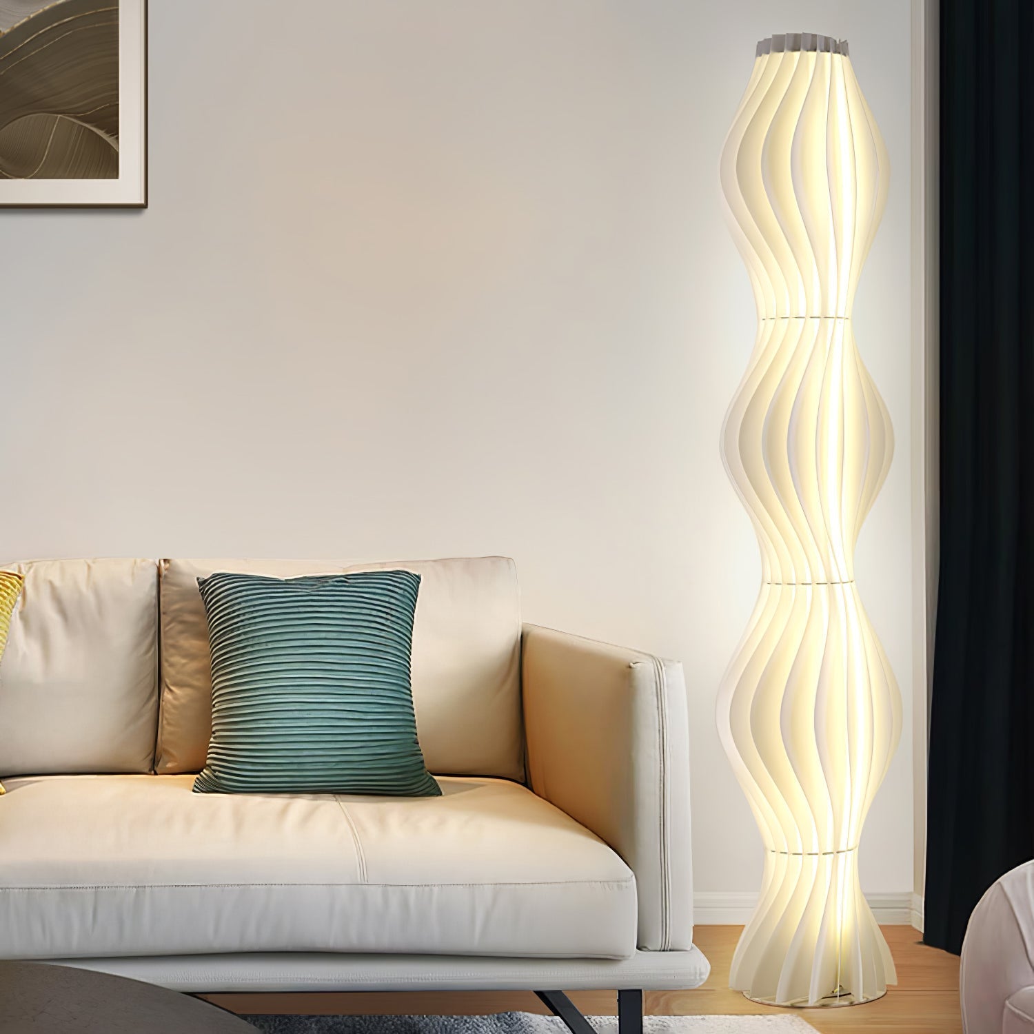 Dotha Contemporary Floor Lamp-Neutral Decor