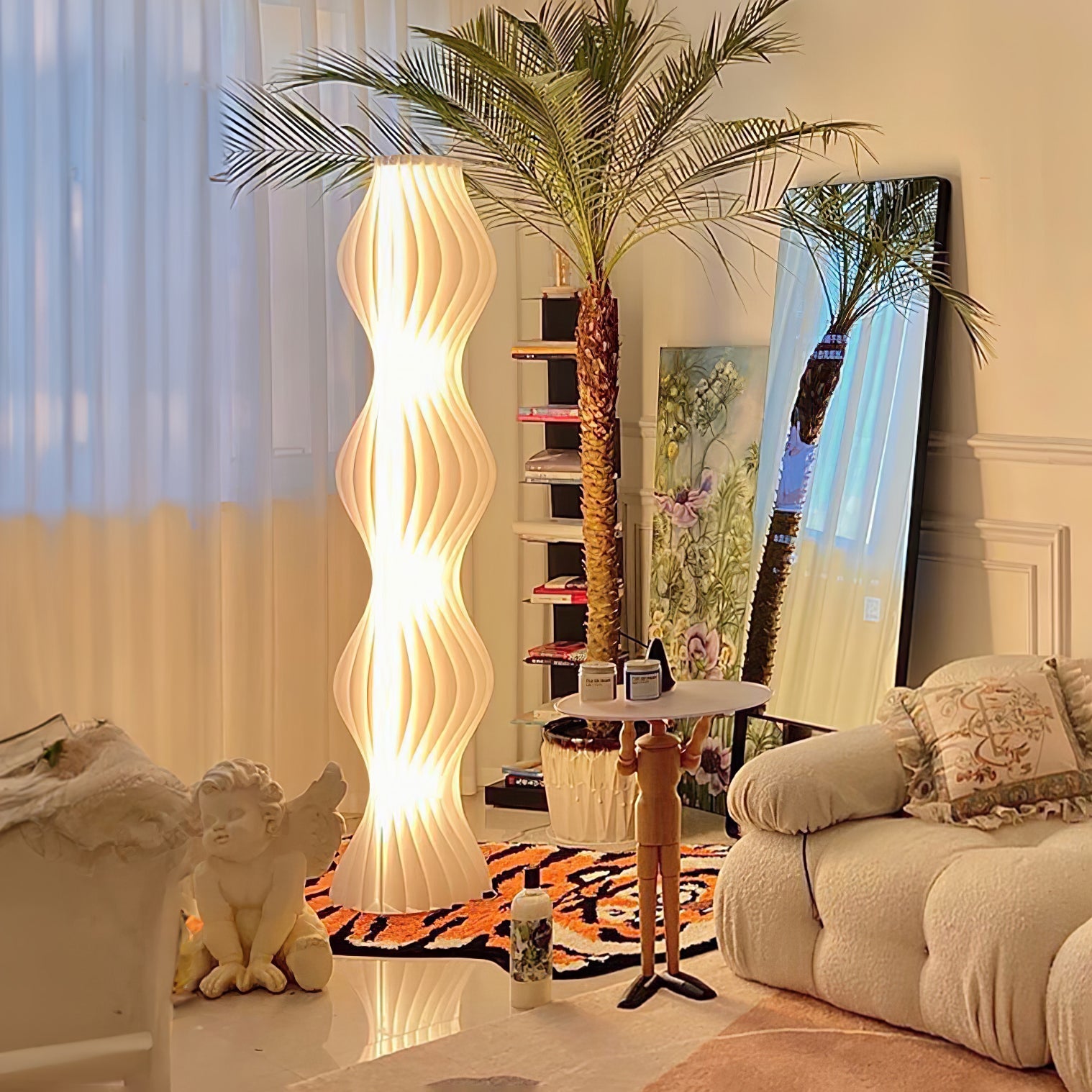 Dotha Contemporary Floor Lamp-Neutral Decor