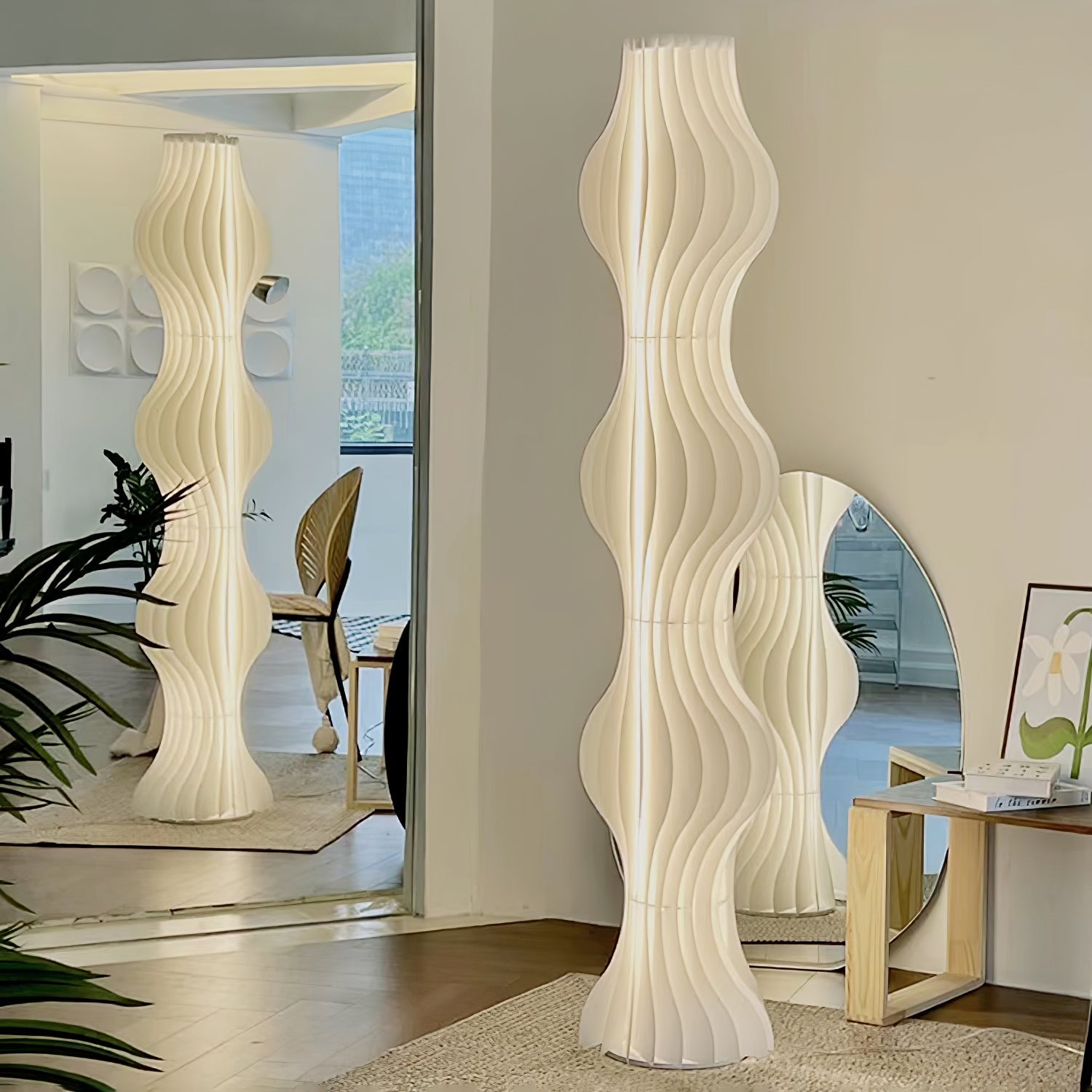 Dotha Contemporary Floor Lamp-Neutral Decor