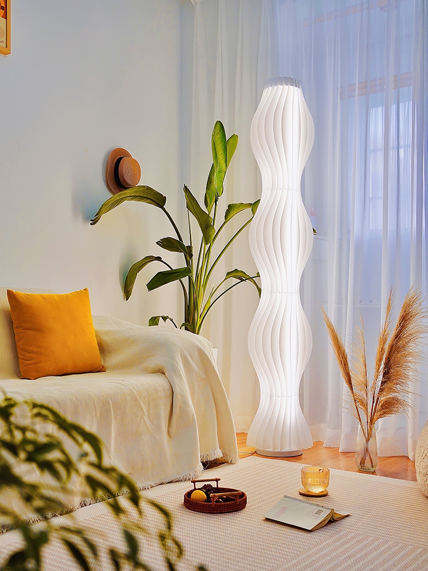 Dotha Contemporary Floor Lamp-Neutral Decor