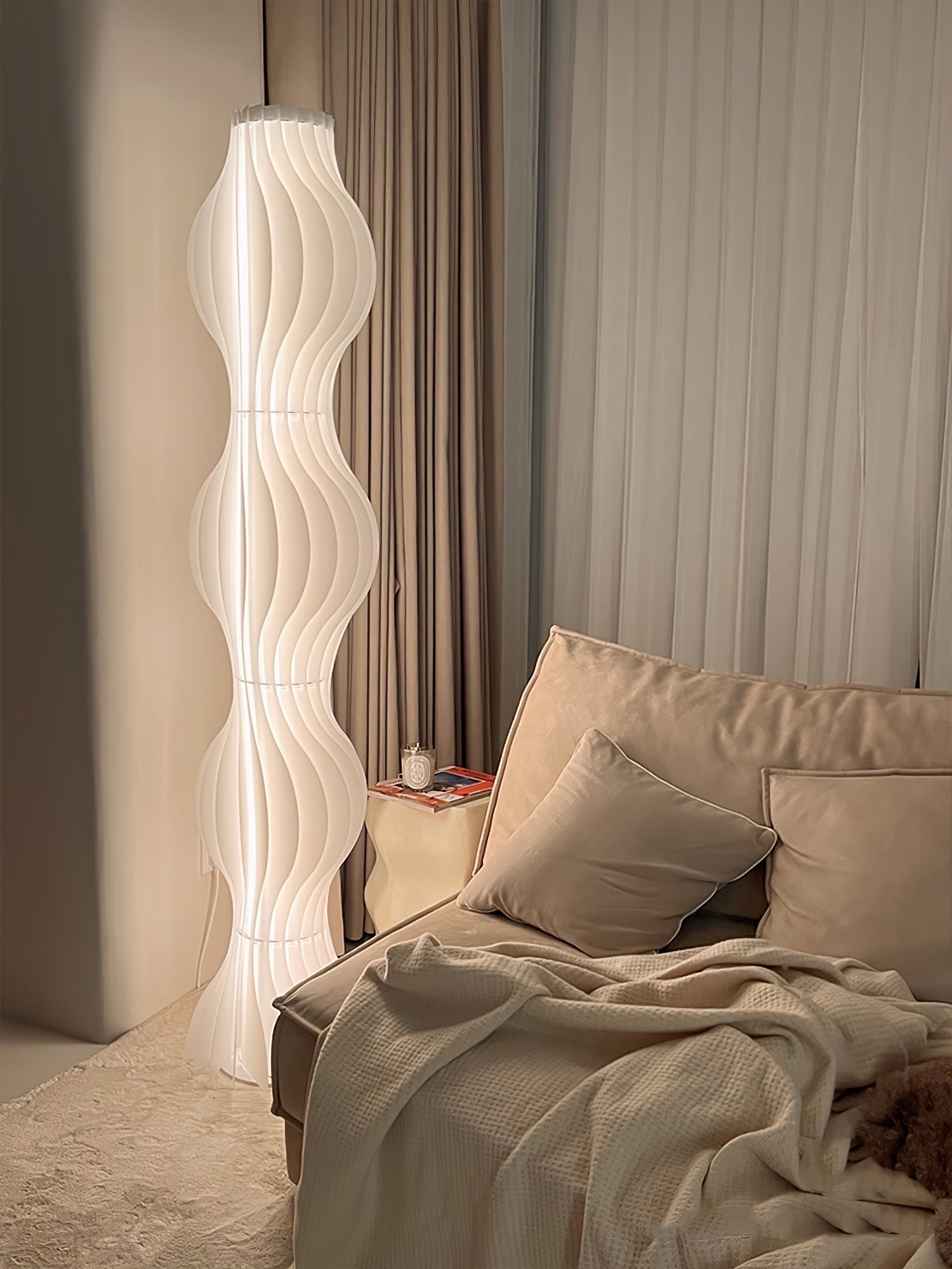Dotha Contemporary Floor Lamp-Neutral Decor