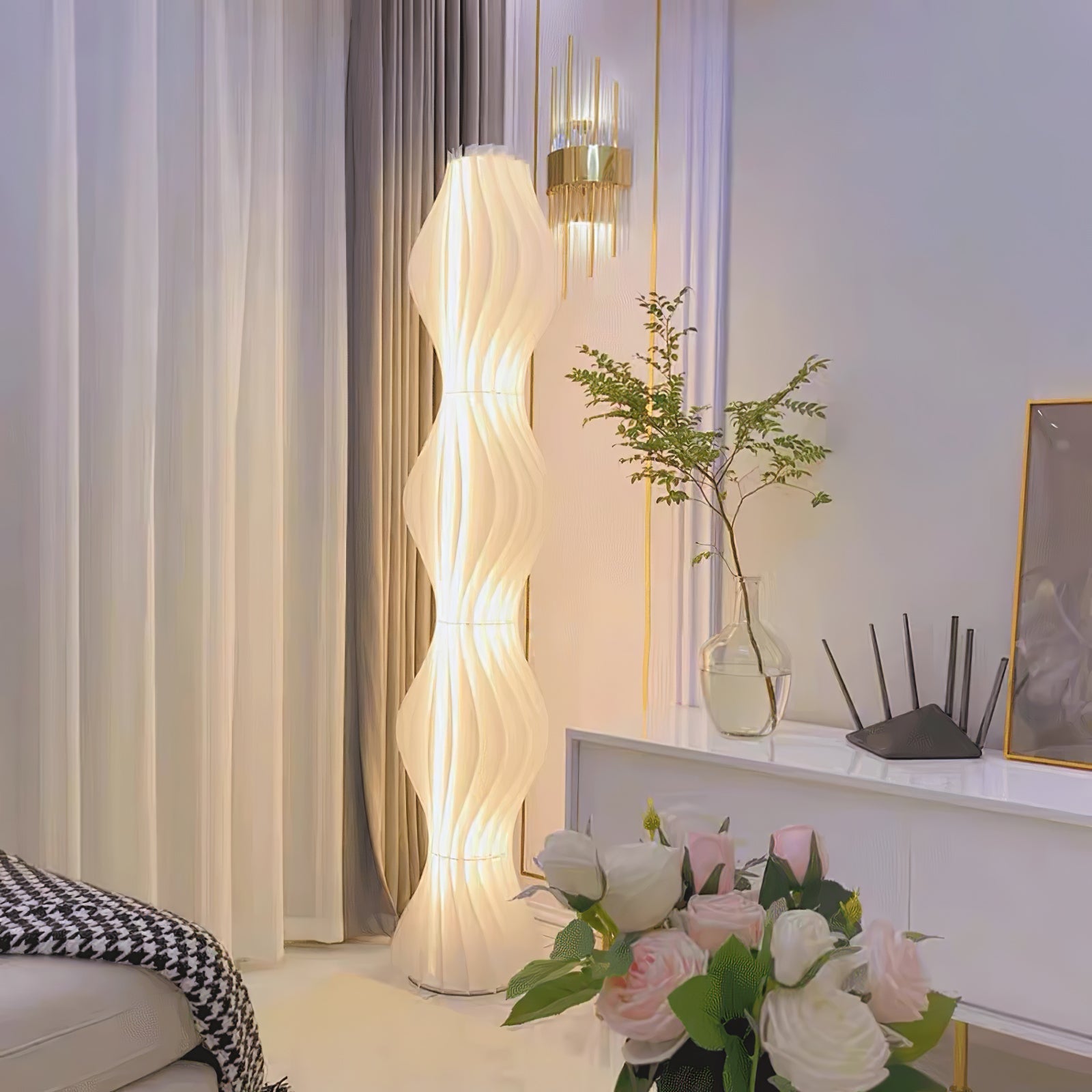 Dotha Contemporary Floor Lamp-Neutral Decor