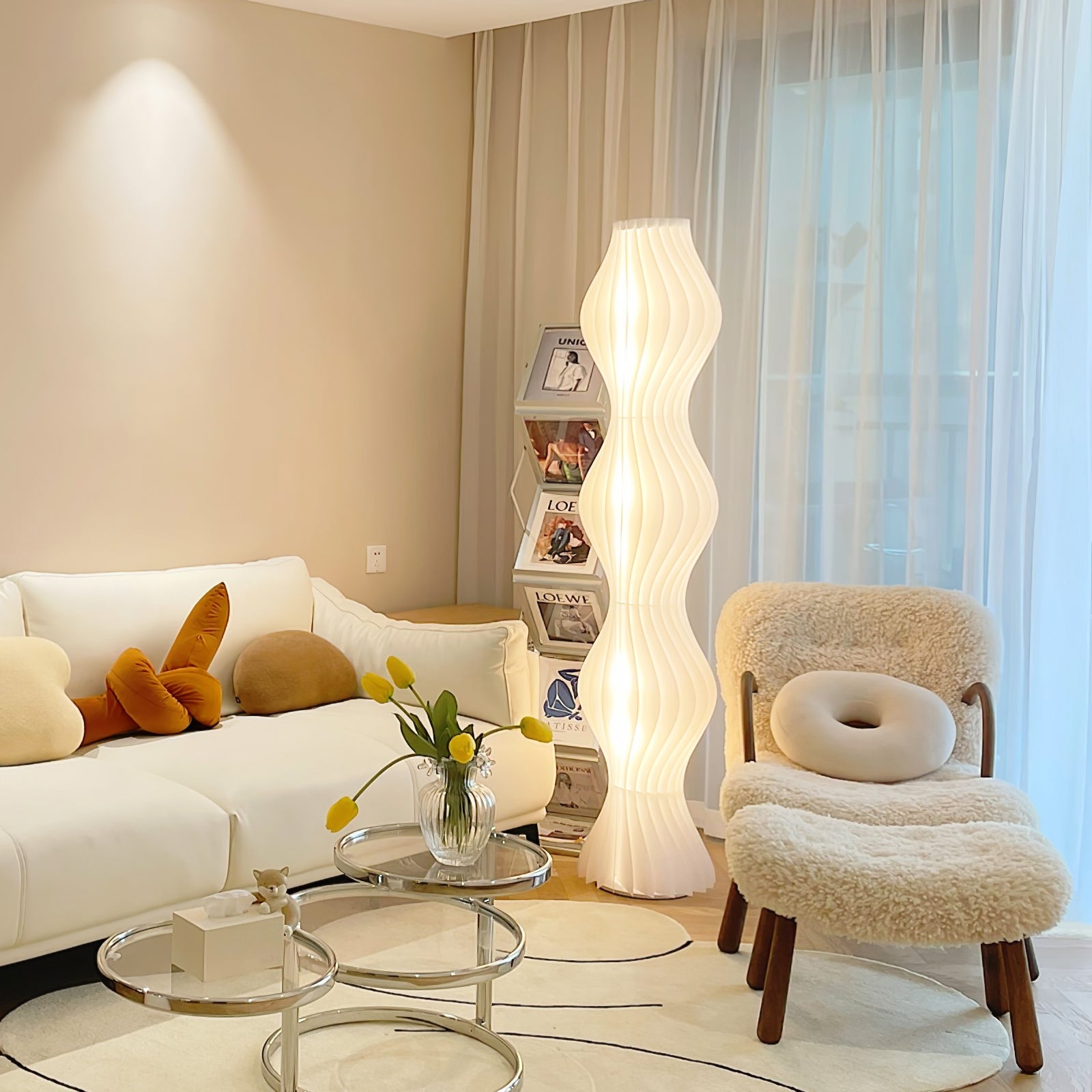 Dotha Contemporary Floor Lamp-Neutral Decor