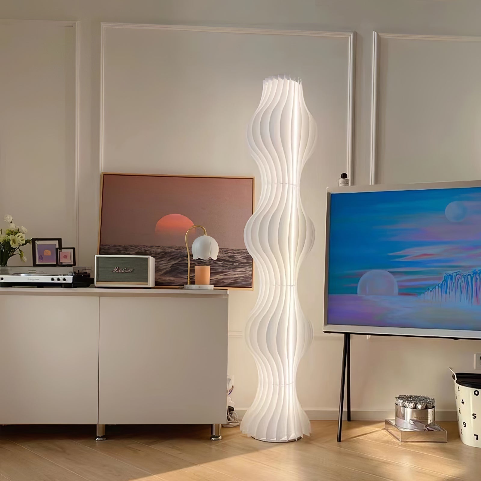 Dotha Contemporary Floor Lamp-Neutral Decor