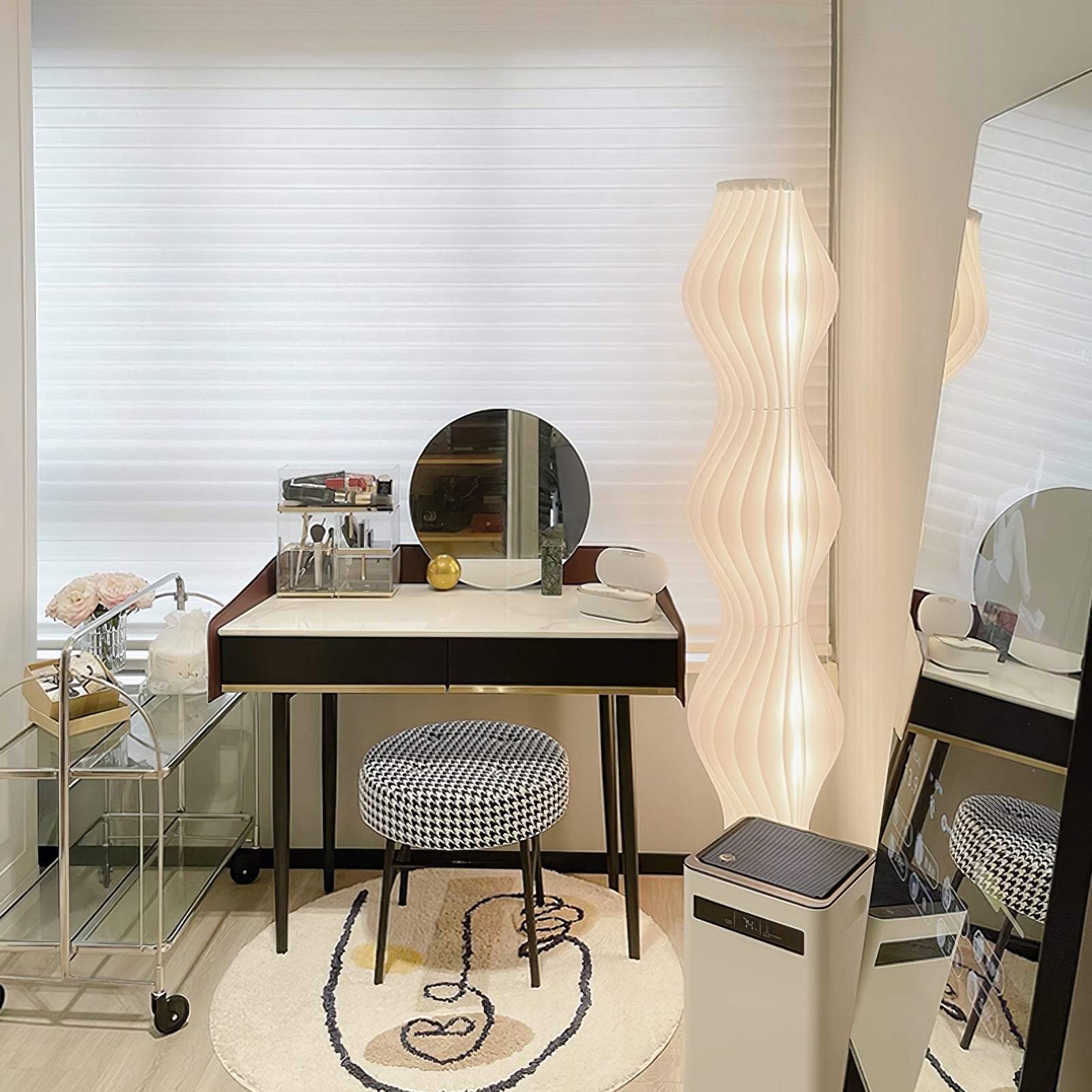 Dotha Contemporary Floor Lamp-Neutral Decor