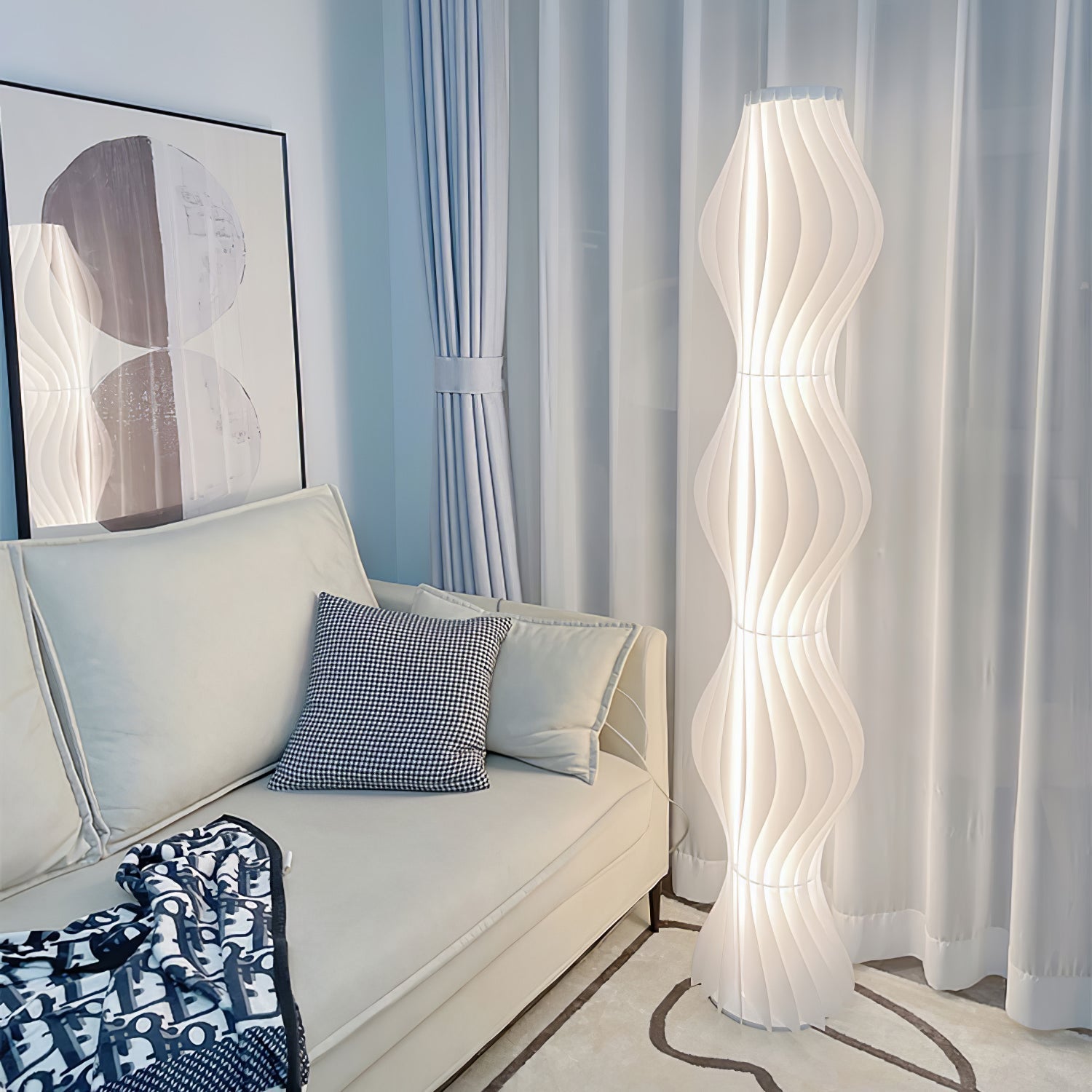 Dotha Contemporary Floor Lamp-Neutral Decor