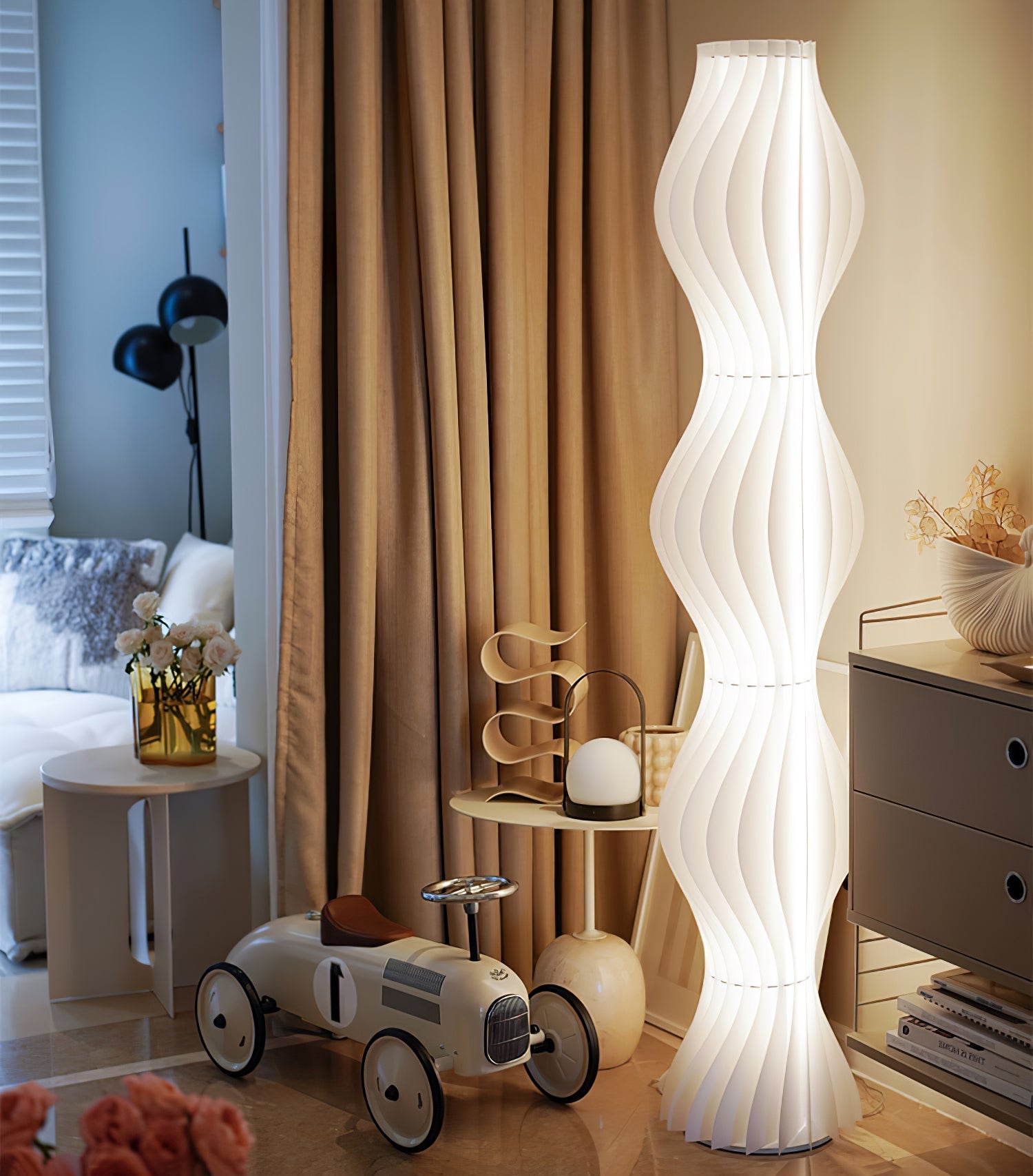 Dotha Contemporary Floor Lamp-Neutral Decor