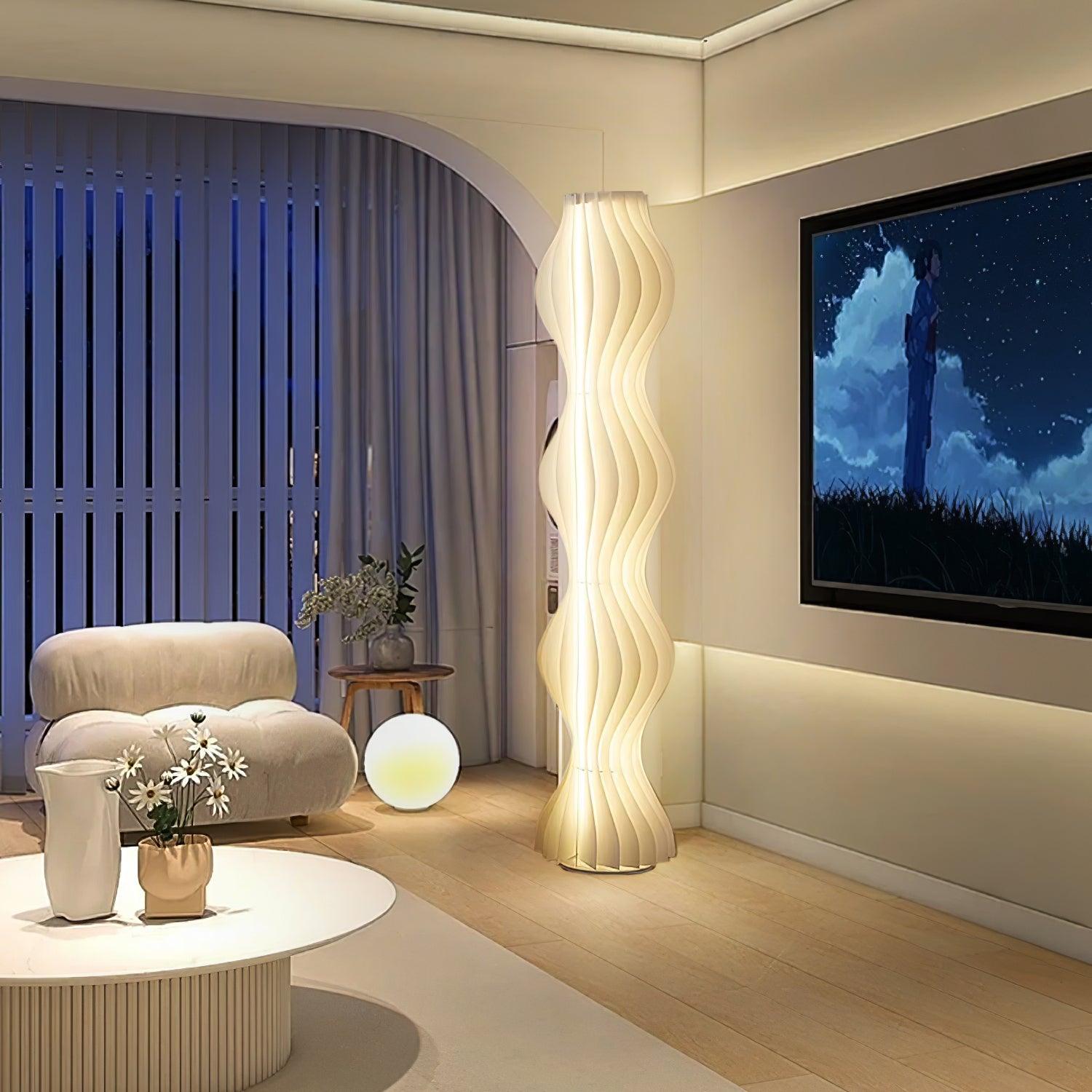 Dotha Contemporary Floor Lamp-Neutral Decor