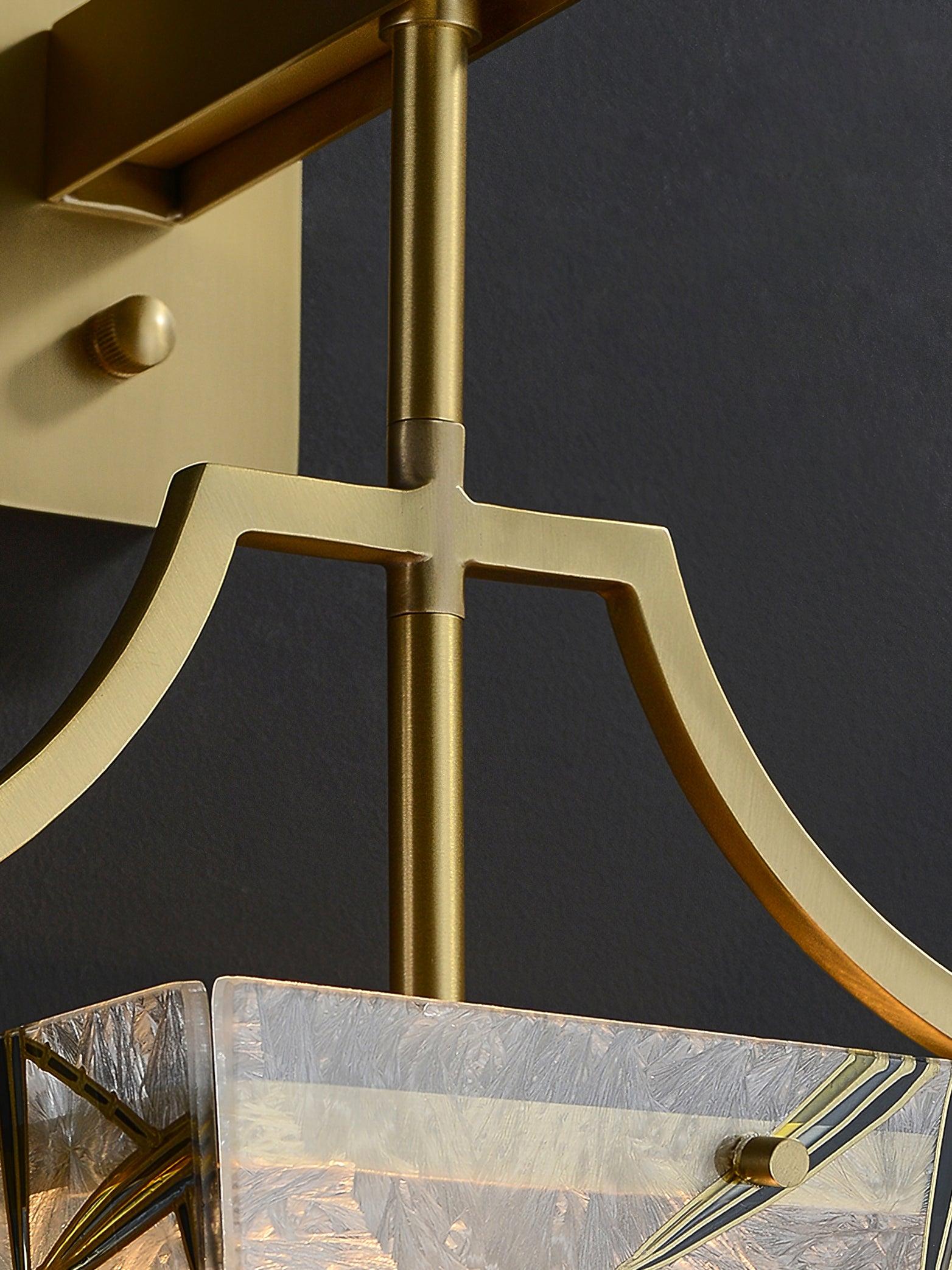 Zenith Elegant Brass Single Sconce-Neutral Decor