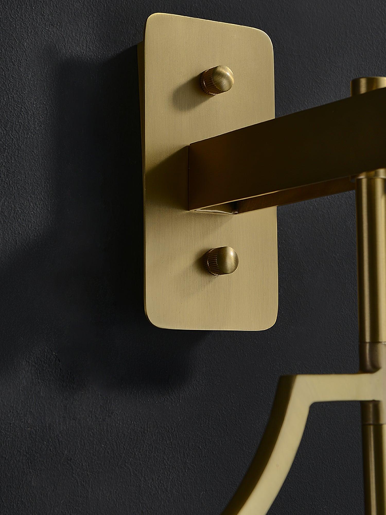 Zenith Elegant Brass Single Sconce-Neutral Decor