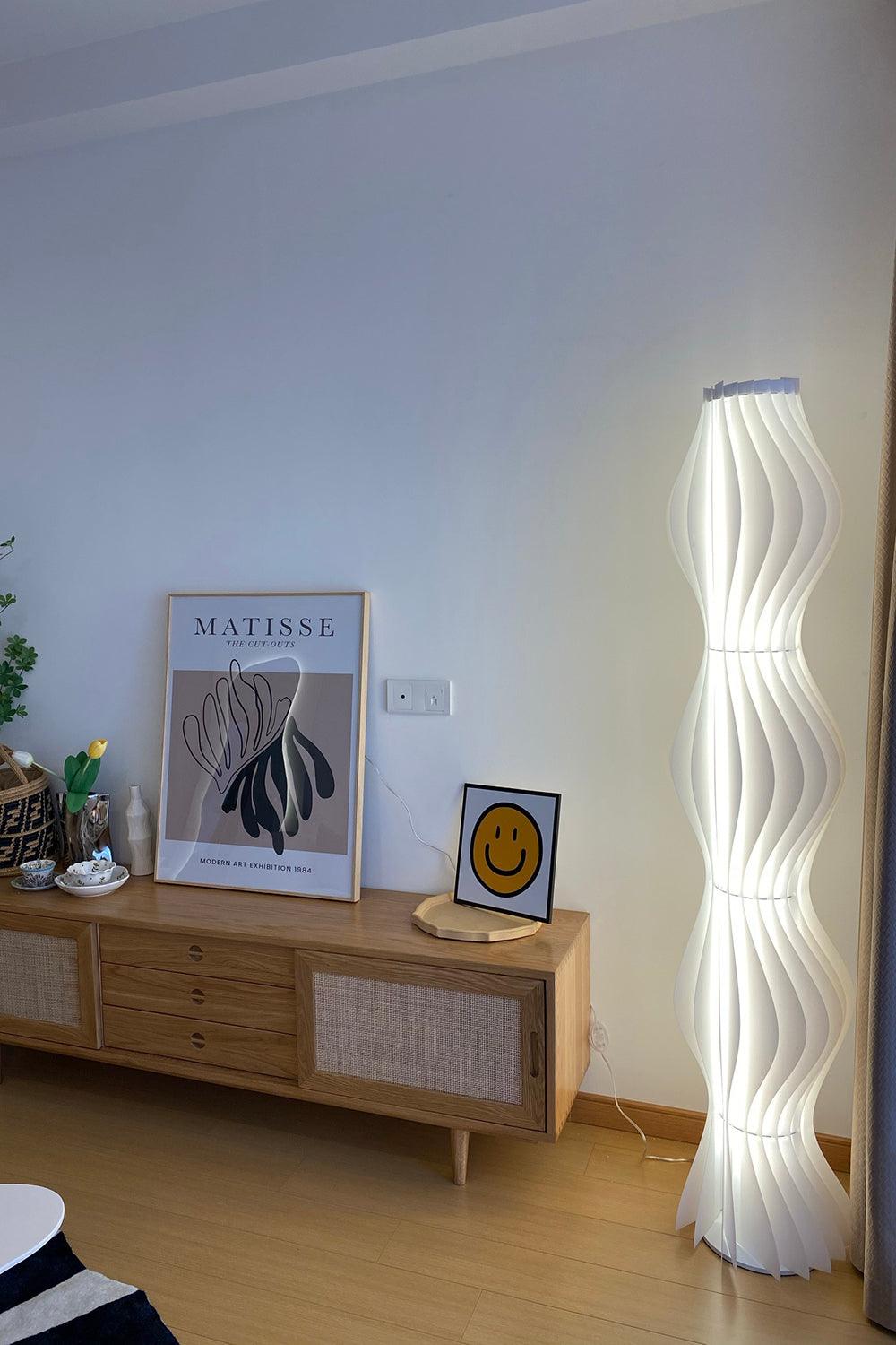 Dotha Contemporary Floor Lamp-Neutral Decor