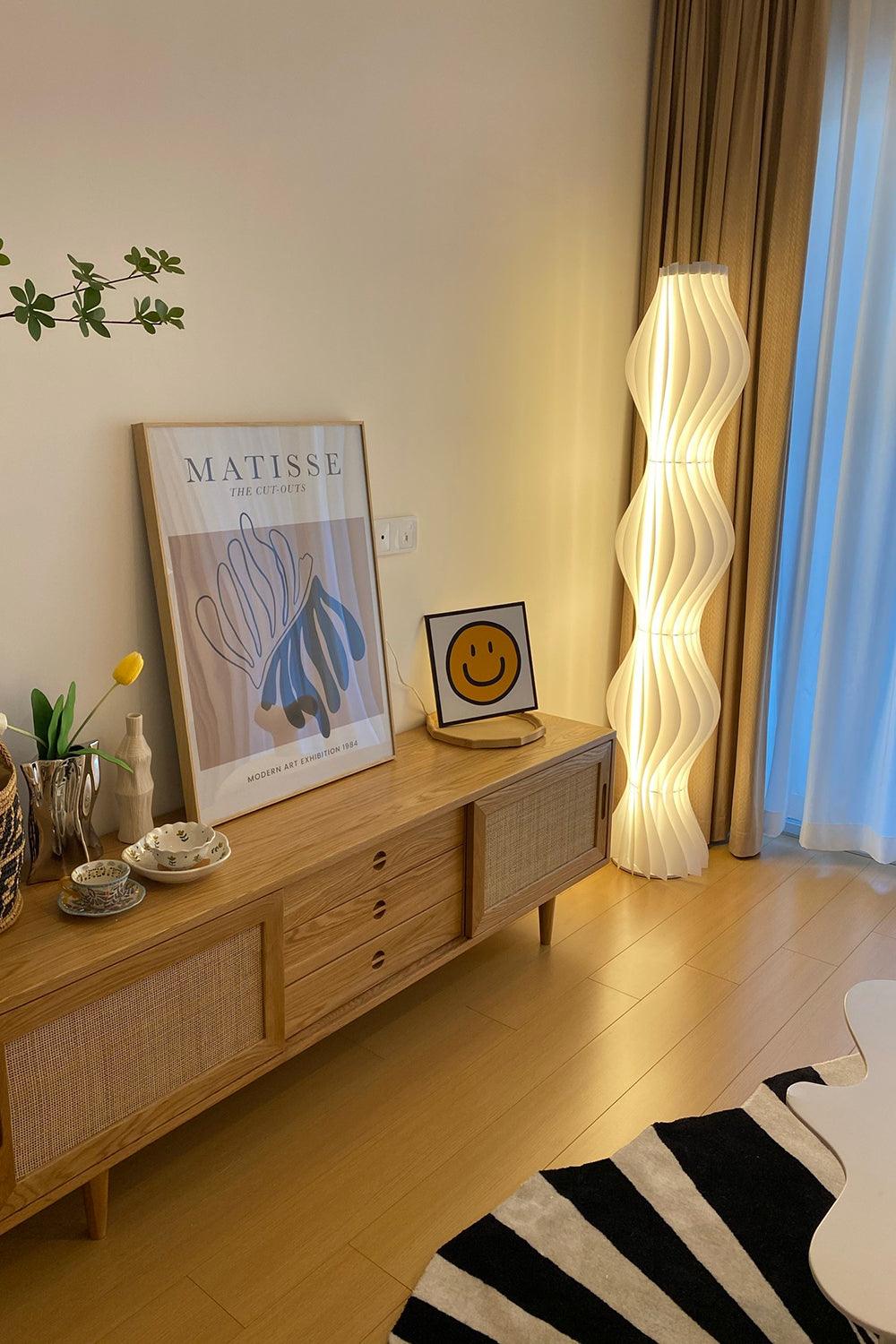 Dotha Contemporary Floor Lamp-Neutral Decor