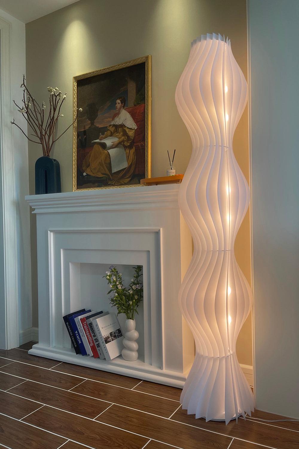Dotha Contemporary Floor Lamp-Neutral Decor